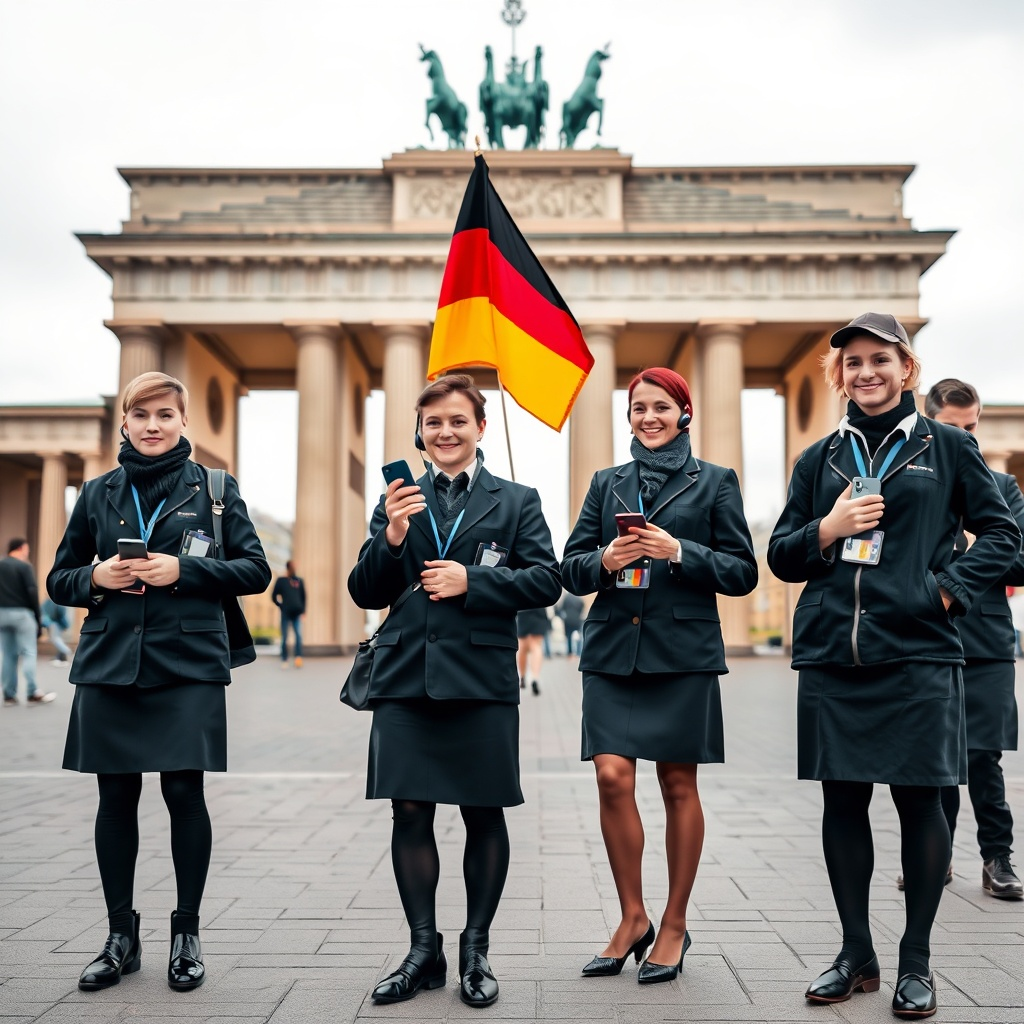 c481f9a9-ef07-4377-a4d4-2a1cd058b353_neuroflash-German_well-dressed_support_staff_with_phones_and__1757194727